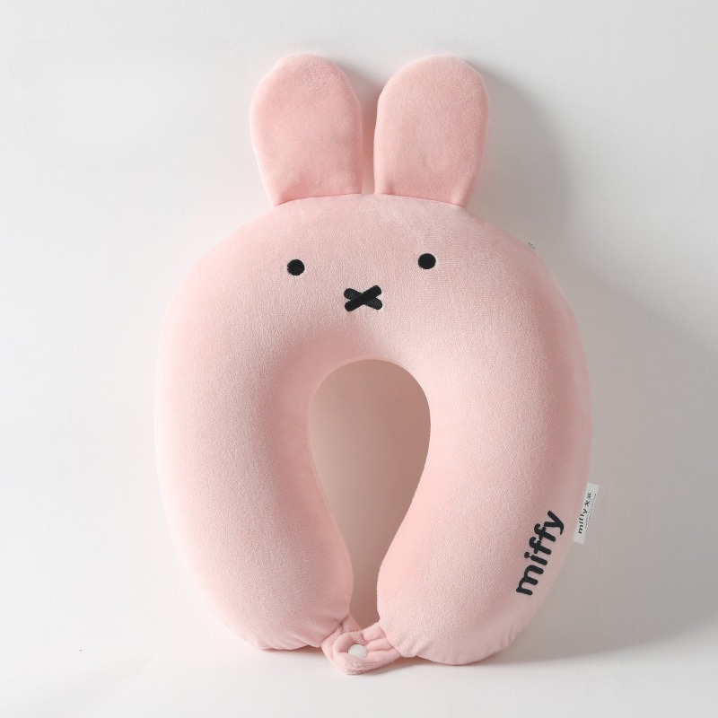 かわいいホットアニメミッフィーウサギ耳漫画メモリーコットンネ - Neck Pillow Memory Foam のレビューと価格