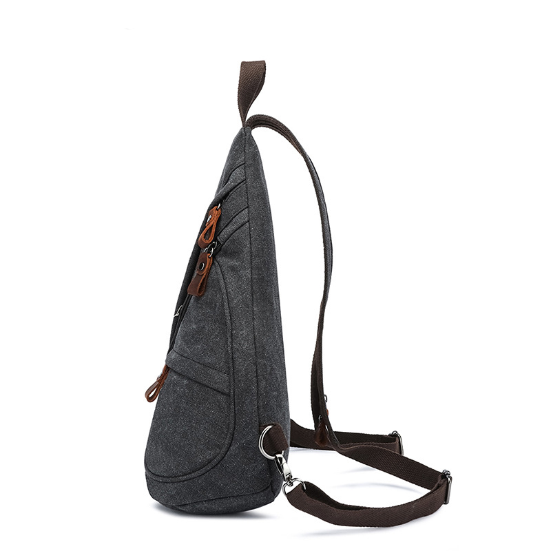 キャンバススリングバッグコンバーチブルクロスボディチェストバ - Travel Accessories Bike のレビューと価格